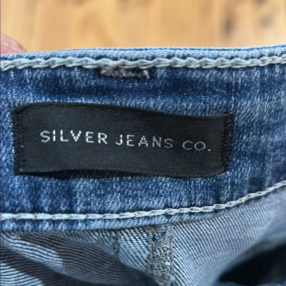 Silver Jeans Blue Straight Denim - Picture 7 of 8